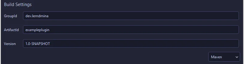 Specifying Build Settings